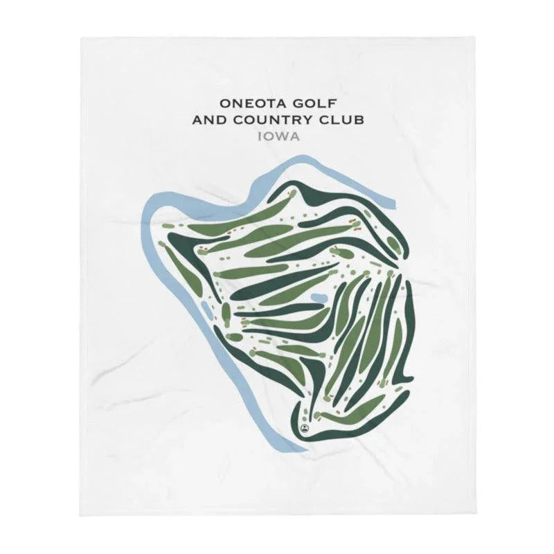 Oneota Golf & Country Club, Iowa - Printed Golf Courses