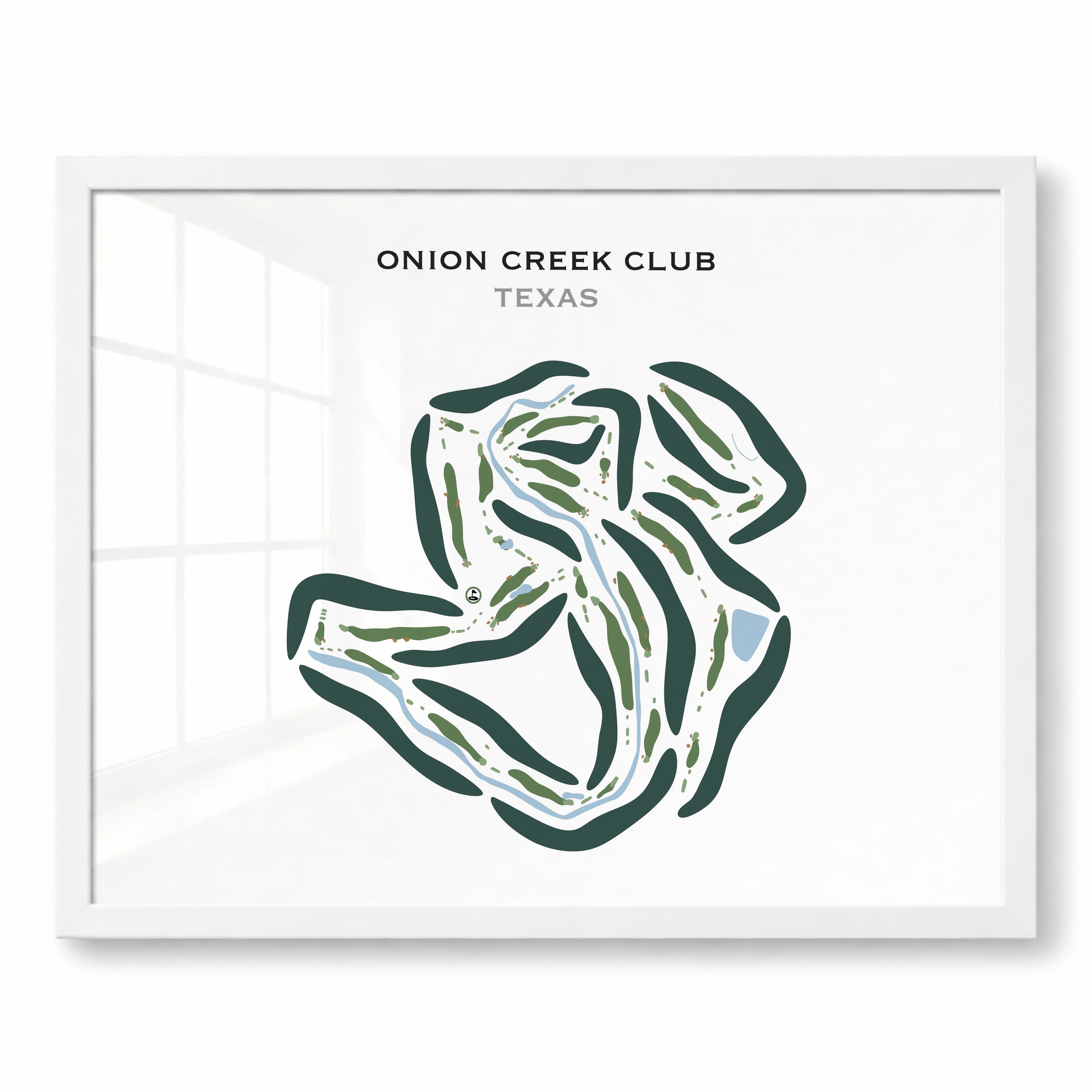 Onion Creek Club, Texas - Printed Golf Courses