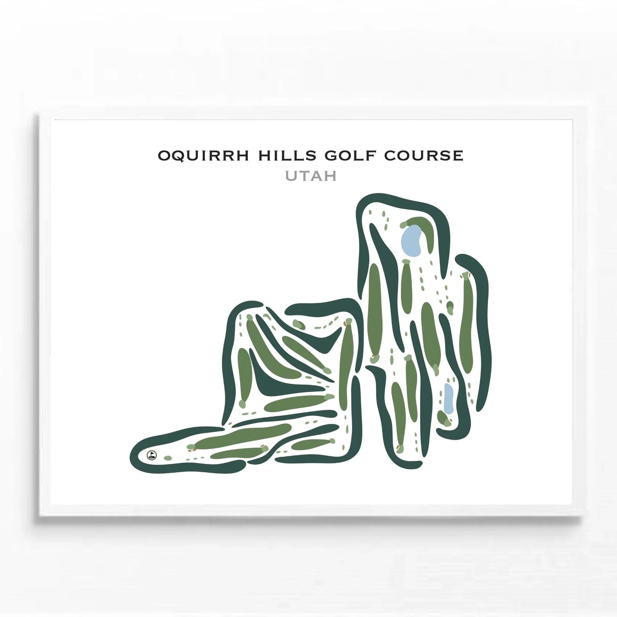 Oquirrh Hills Golf Course, Utah - Printed Golf Courses