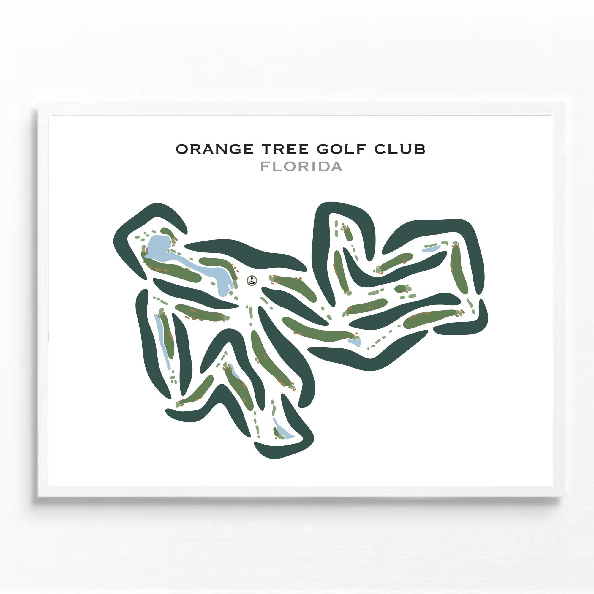 Orange Tree Golf Club, Florida - Printed Golf Courses