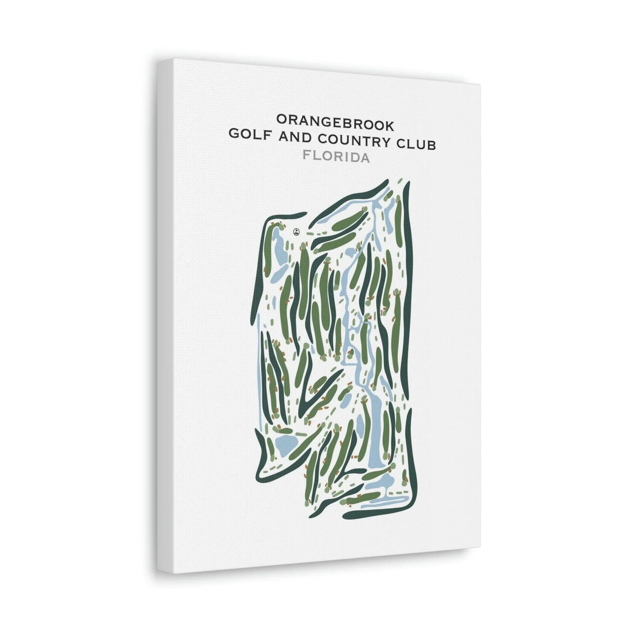 Orangebrook Golf & Country Club, Florida - Printed Golf Courses