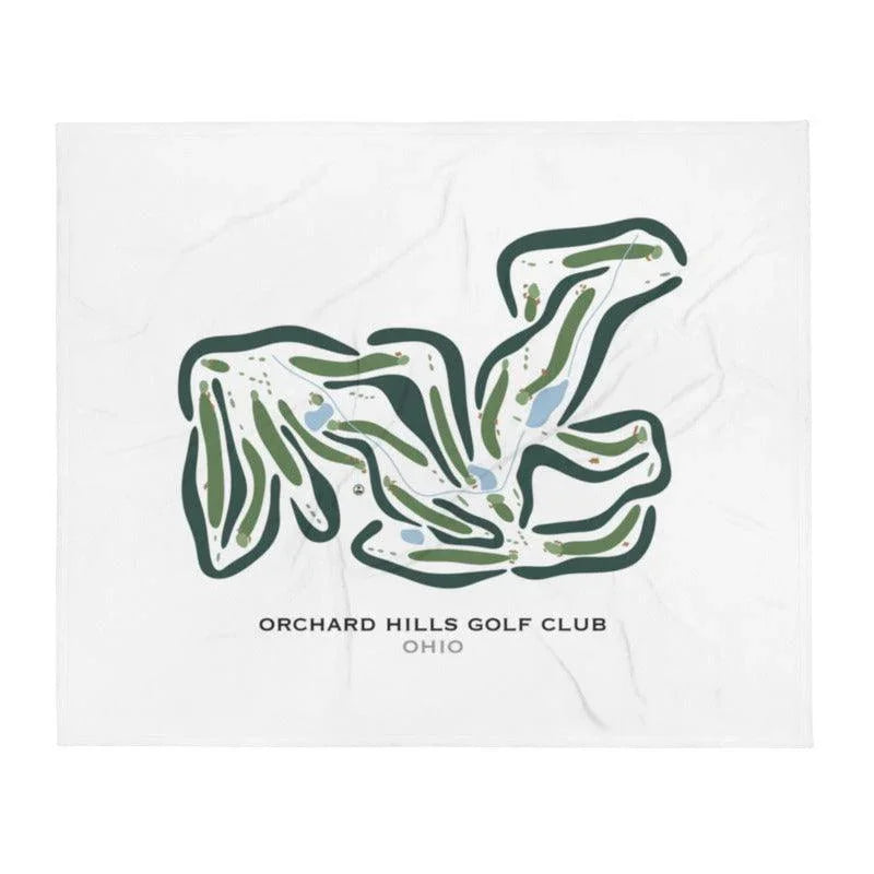 Orchard Hills Golf Club, Ohio - Printed Golf Courses