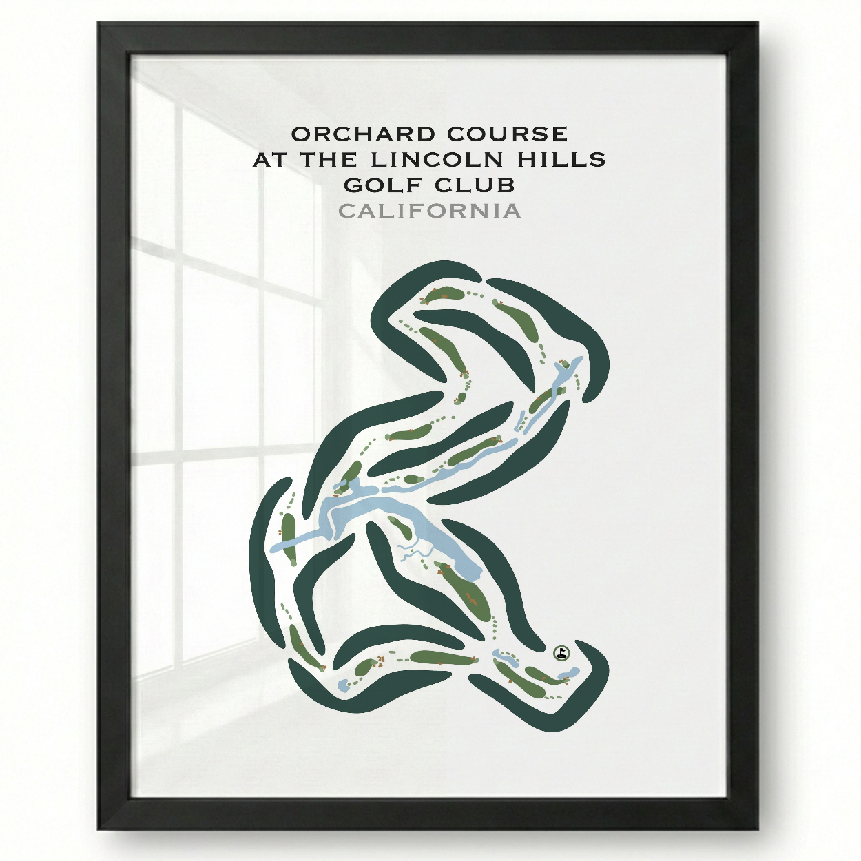 Orchard Course at The Lincoln Hills Golf Club, California - Printed Golf Courses