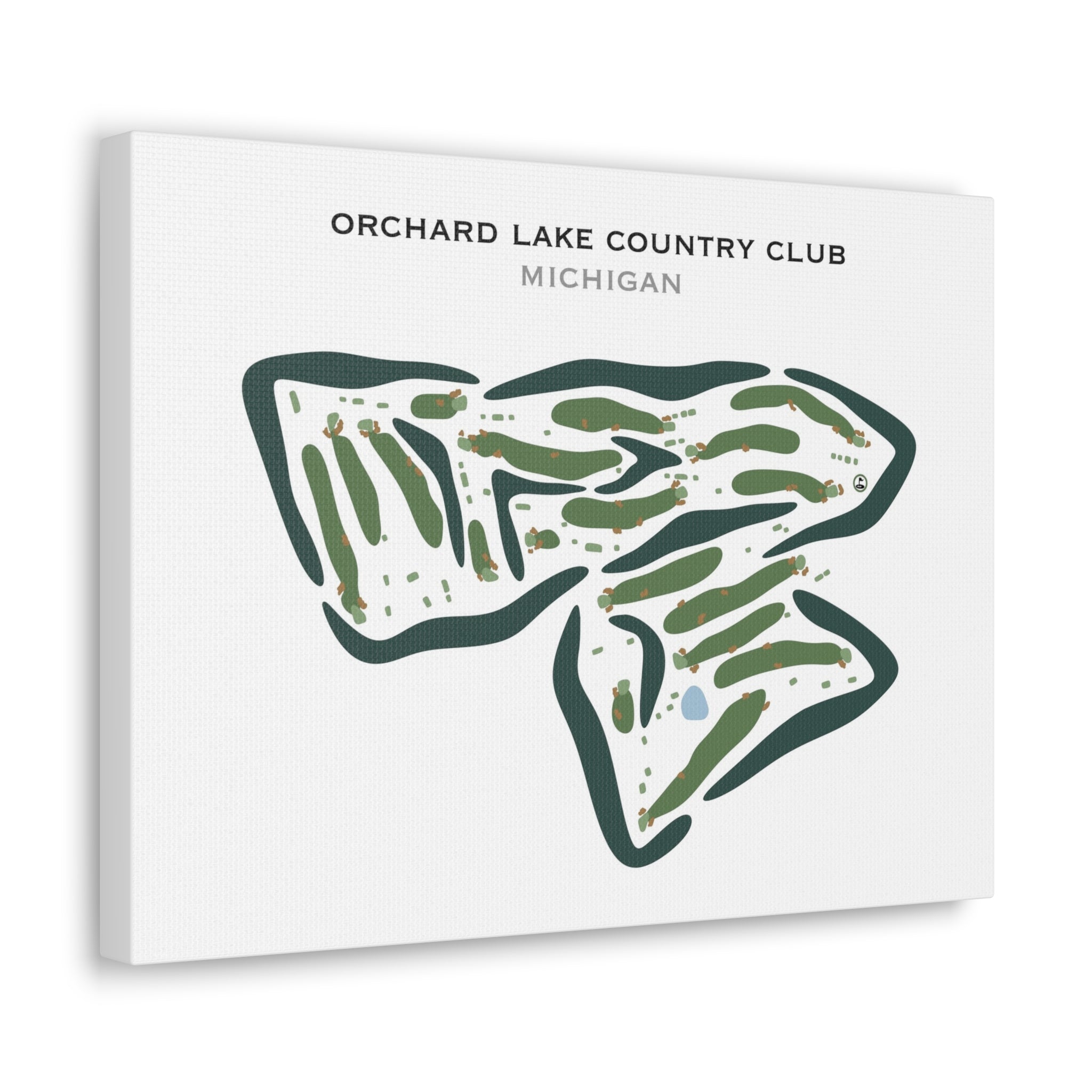 Orchard Lake Country Club, Michigan - Printed Golf Courses
