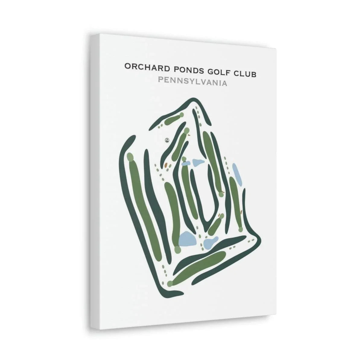 Orchard Ponds Golf Club, Pennsylvania - Printed Golf Courses