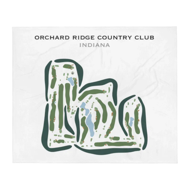 Orchard Ridge Country Club, Indiana - Printed Golf Courses