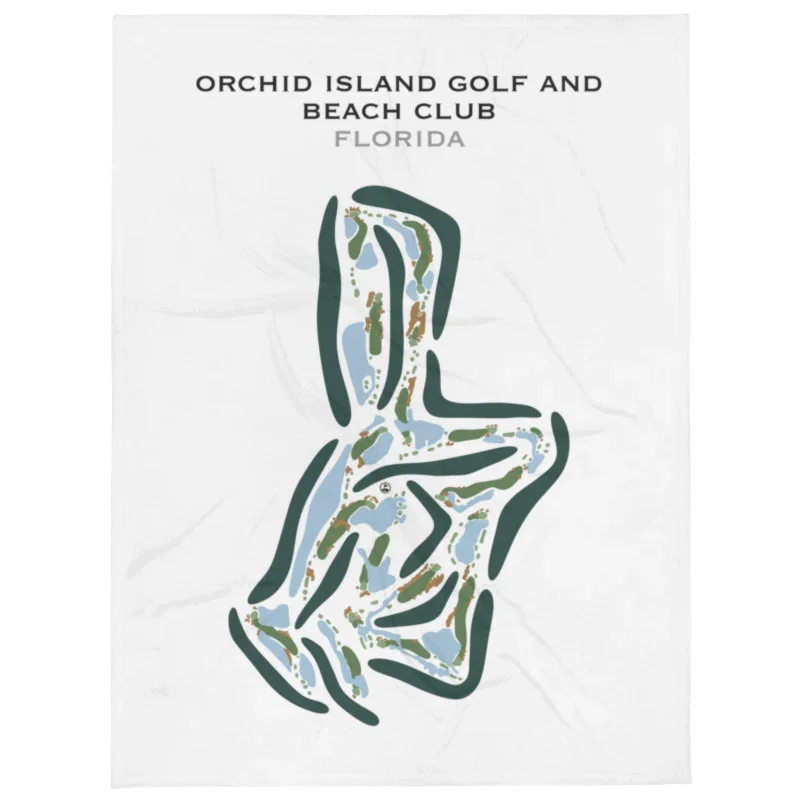 Orchid Island Golf and Beach Club, Florida - Printed Golf Courses