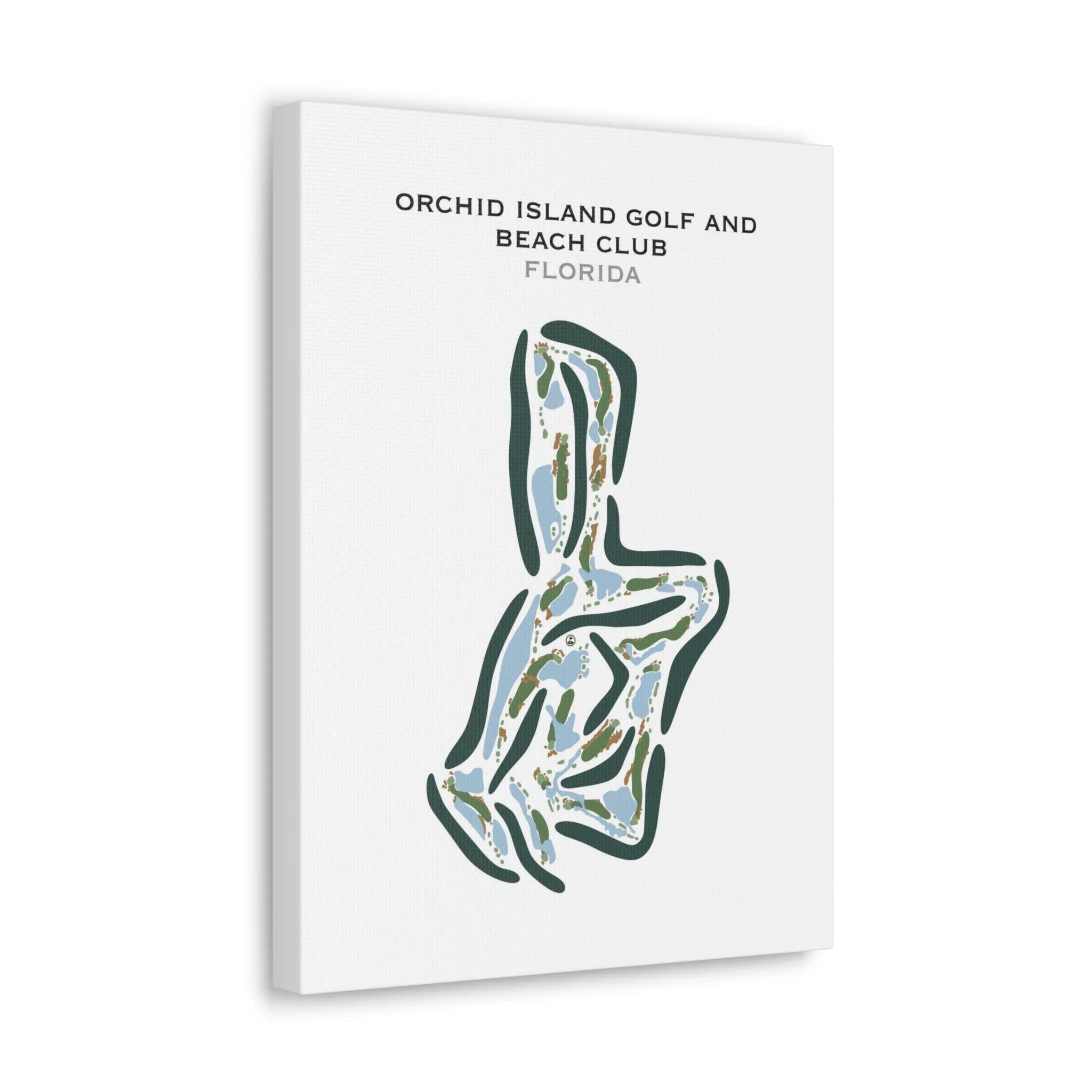 Orchid Island Golf and Beach Club, Florida - Printed Golf Courses