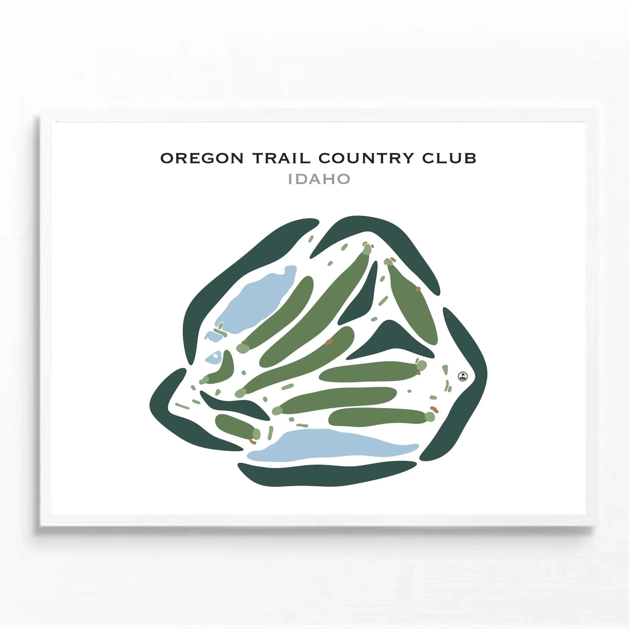 Oregon Trail Country Club, Idaho - Printed Golf Courses