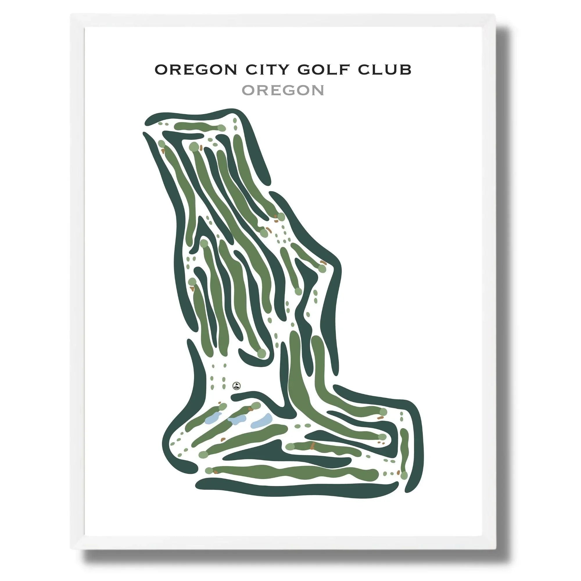 Oregon City Golf Club, Oregon - Printed Golf Courses