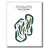 Original Course at Hankerd Hills Golf Course, Michigan - Printed Golf Courses