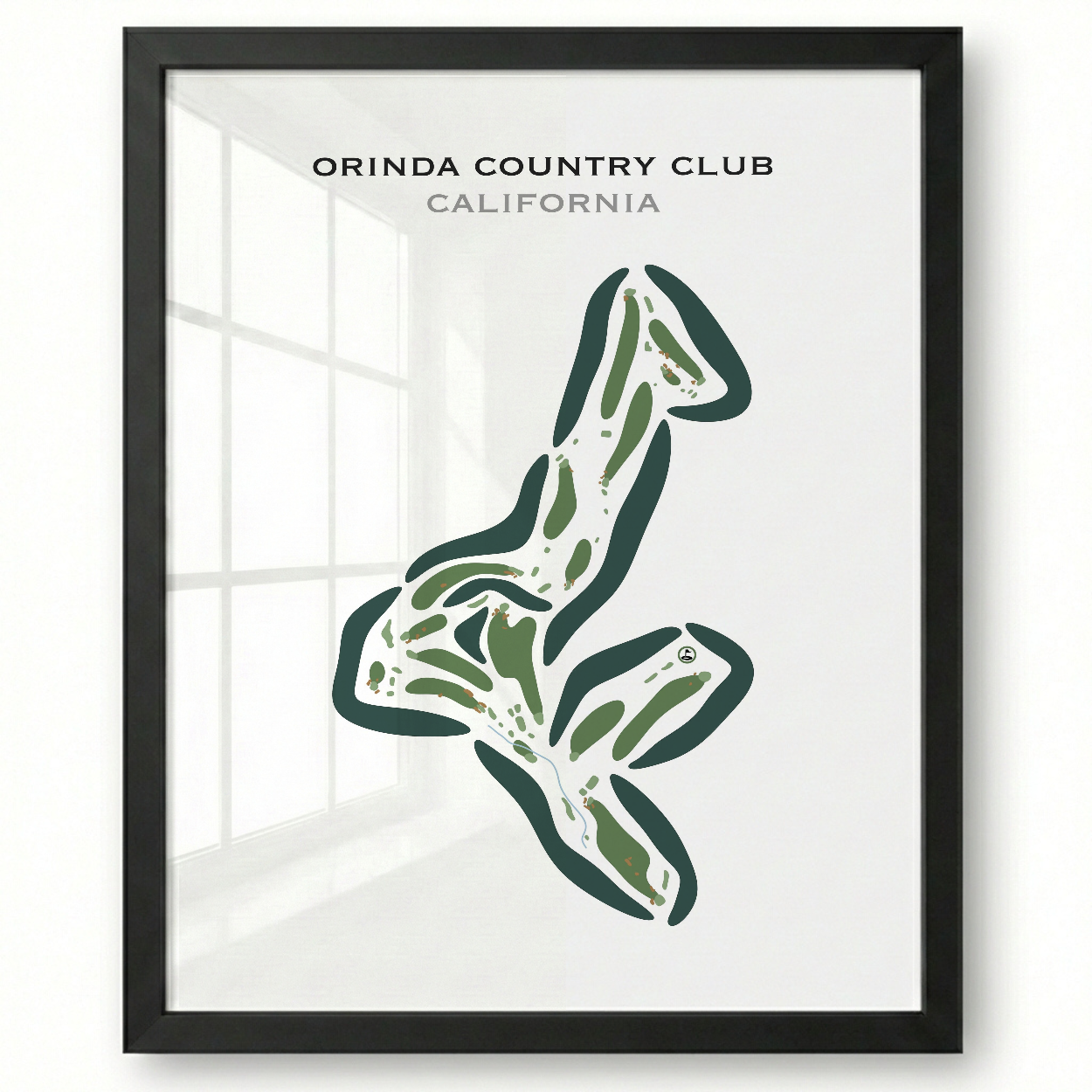 Orinda Country Club, California - Printed Golf Courses