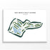 Oso Beach Golf Course, Texas - Printed Golf Courses