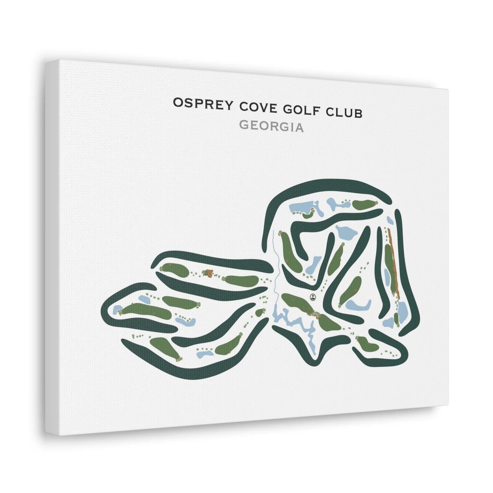 Osprey Cove Golf Club, Georgia - Printed Golf Courses