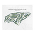 Oswego Lake Country Club, Oregon - Printed Golf Courses