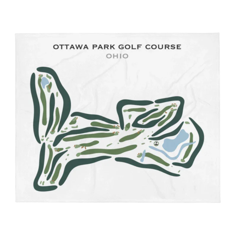 Ottawa Park Golf Course, Ohio - Printed Golf Courses