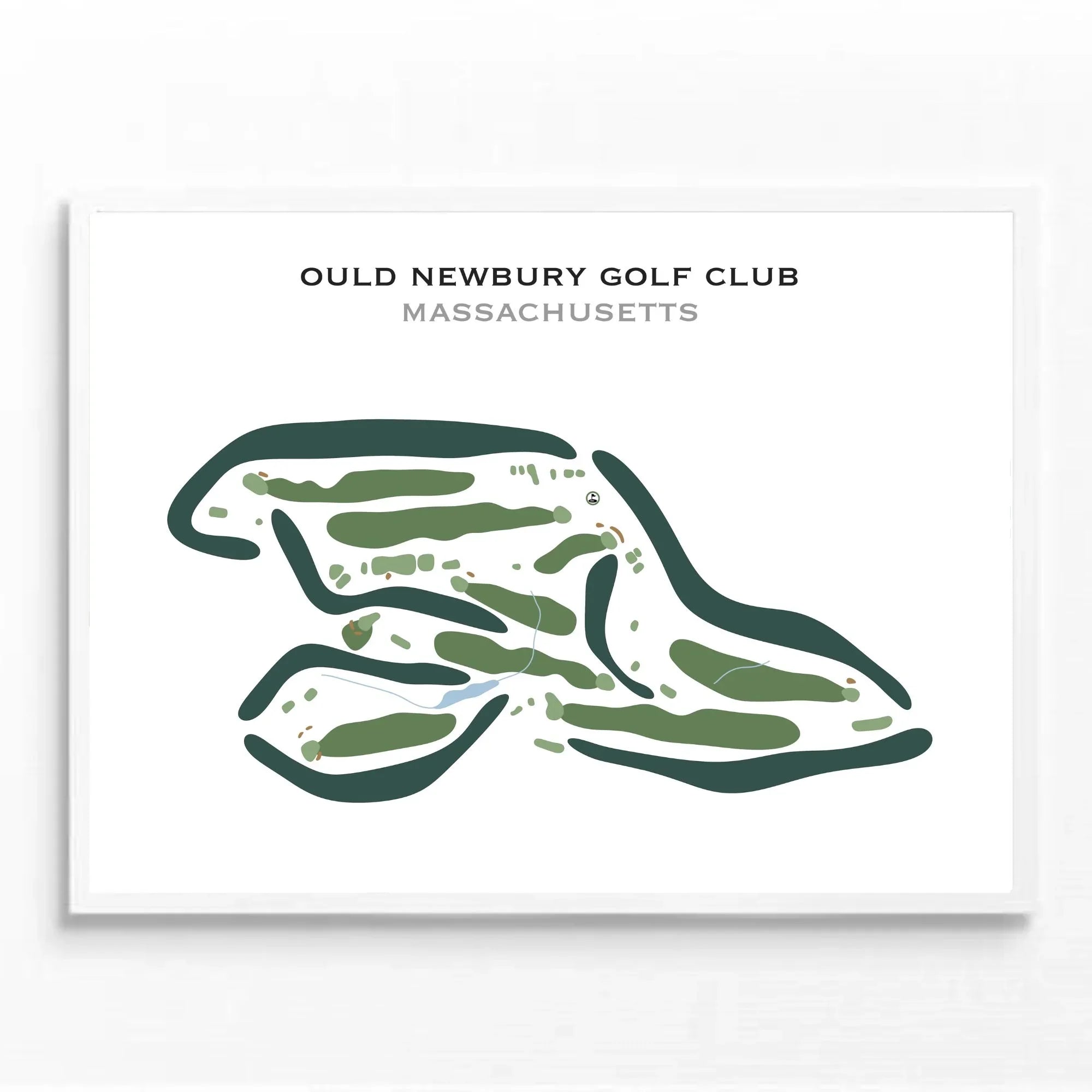 Ould Newbury Golf Club, Massachusetts - Printed Golf Courses