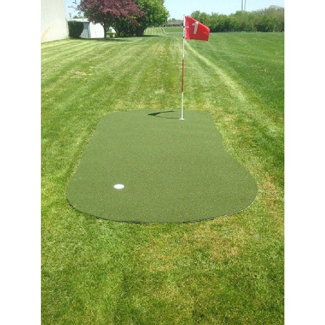 Outdoor Putting & Target Green 6'×12' - 2 Cups