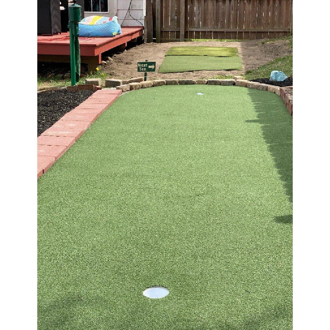 Outdoor Putting & Target Green 6'×15' - 2 Cups