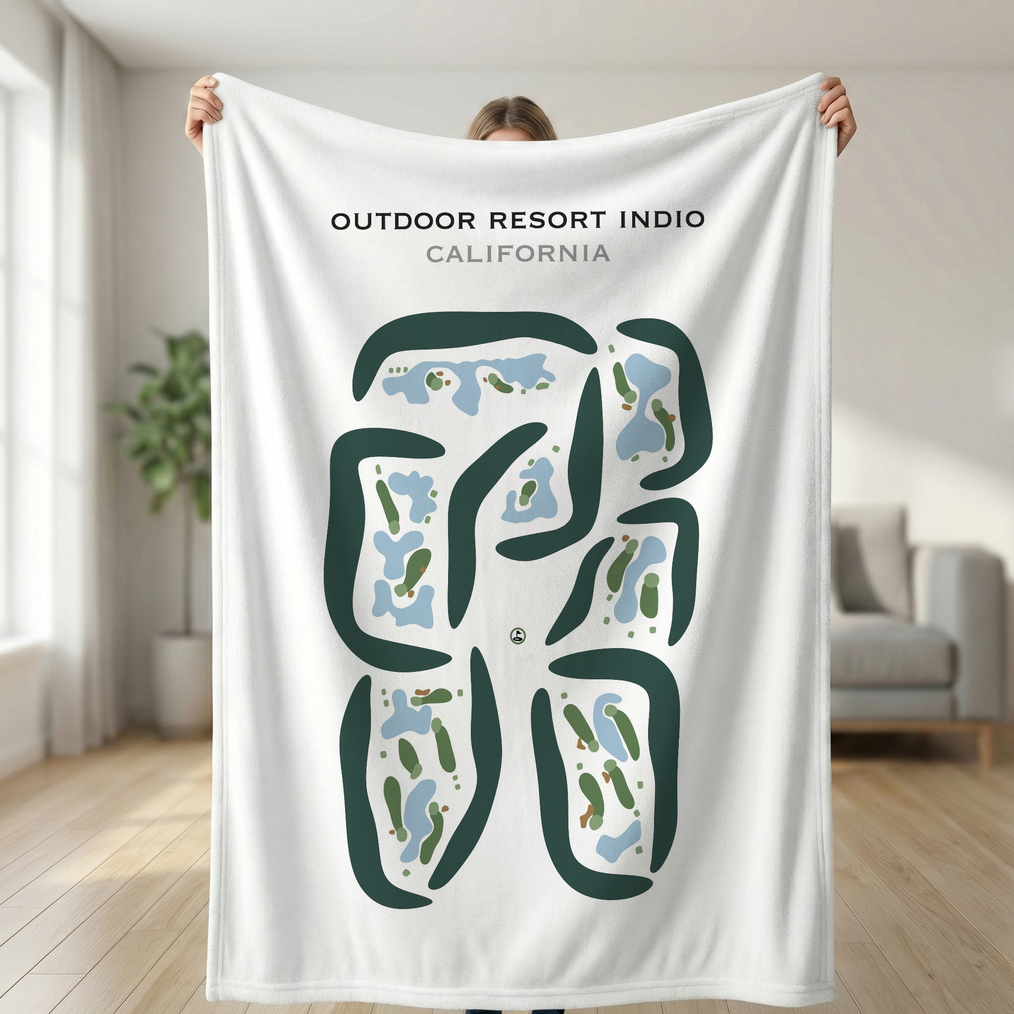 Outdoor Resort Indio, California - Printed Golf Courses