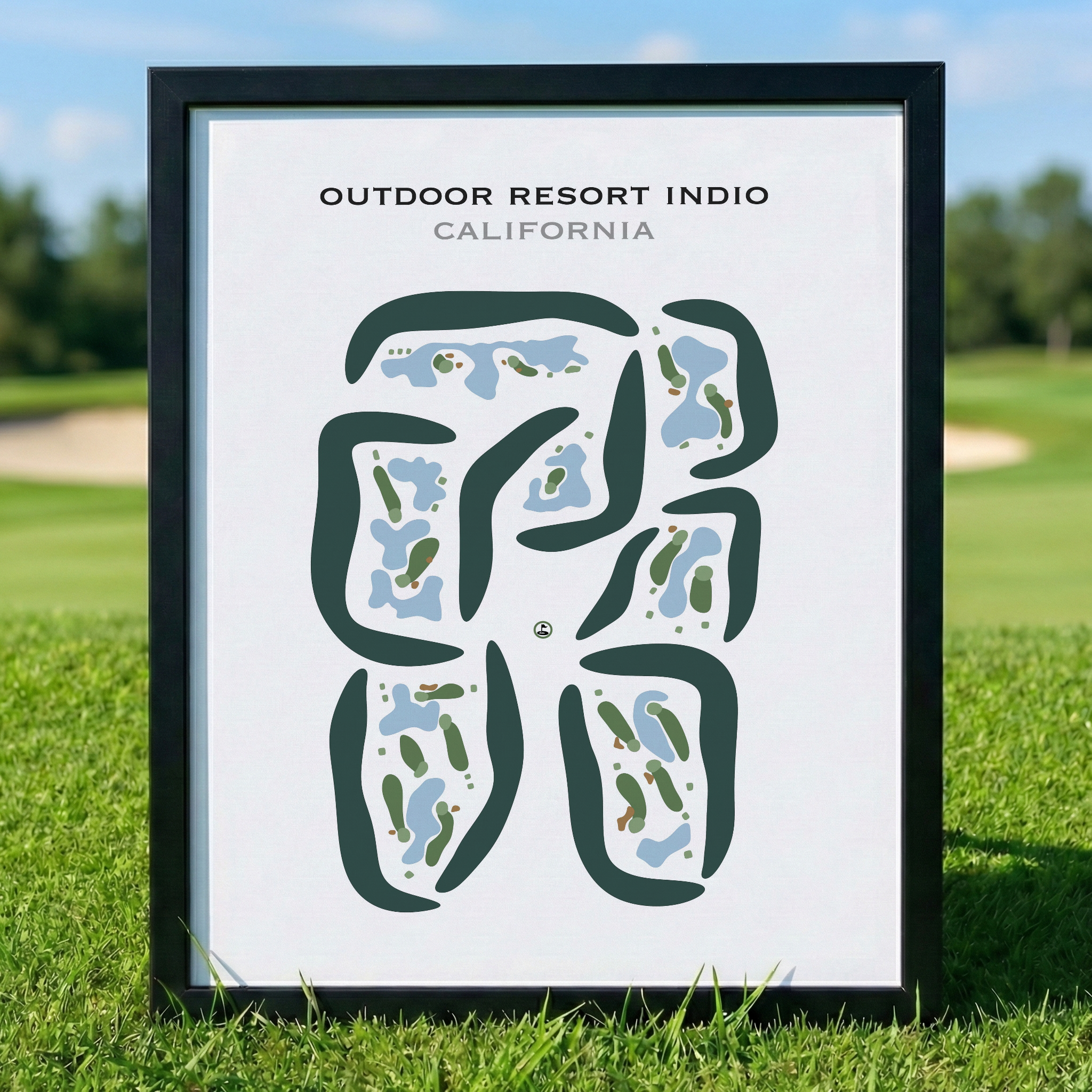 Outdoor Resort Indio, California - Printed Golf Courses