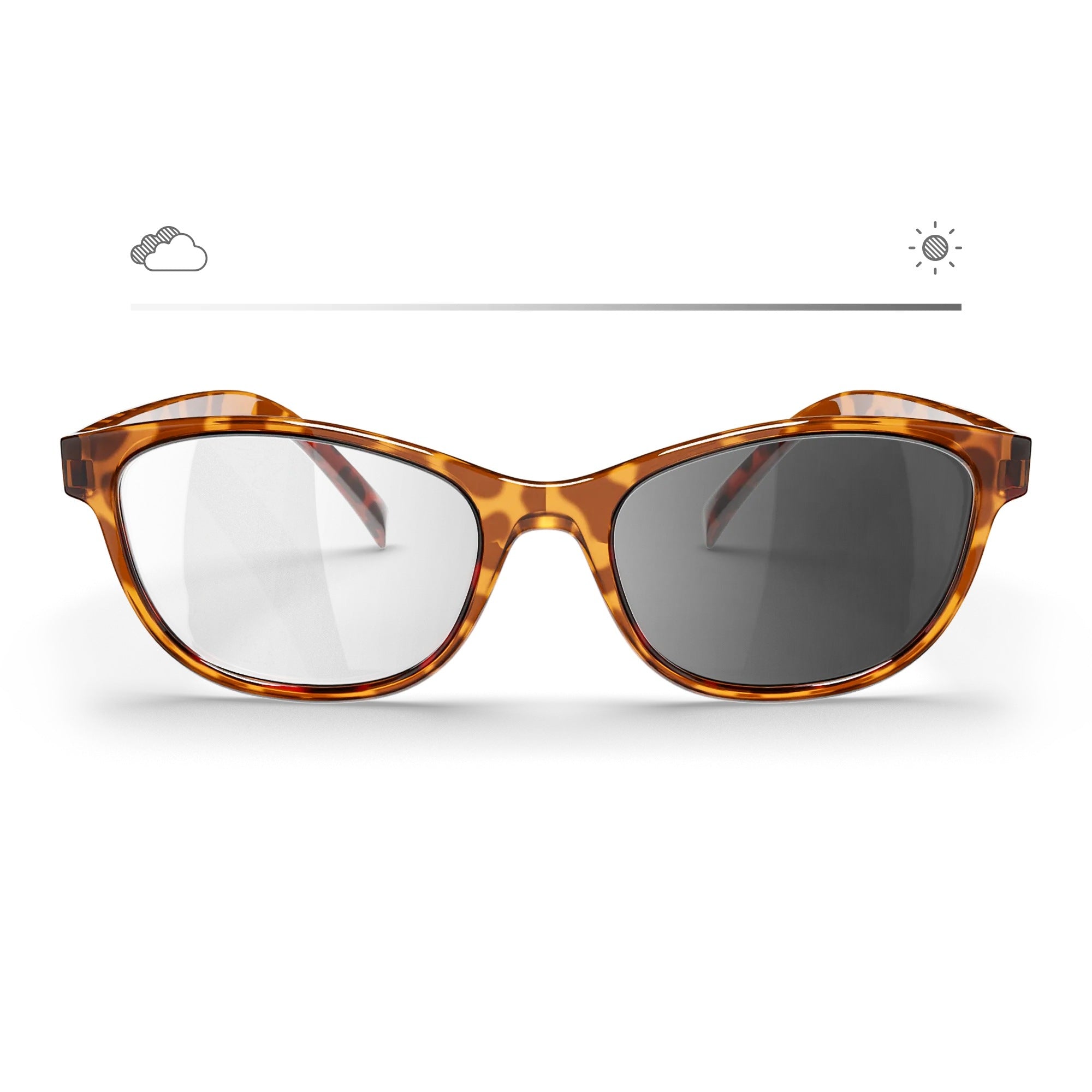 Tortoise Oval Prescription Transitions® XTRActive Polarized