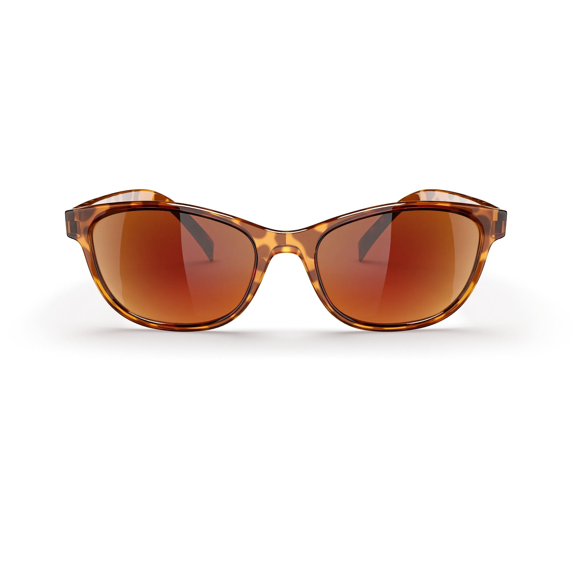 Tortoise Oval Prescription Polarized Polycarbonate Sunglasses