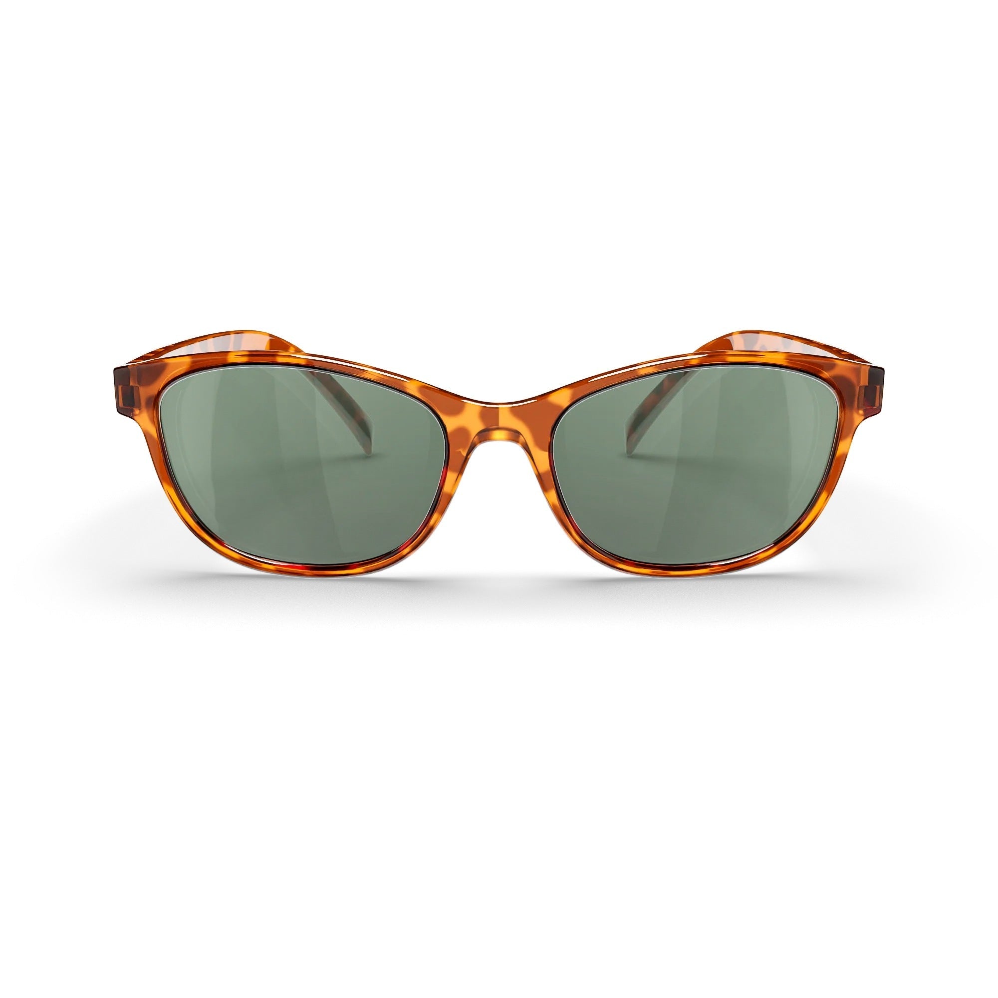 Tortoise Oval Prescription Polarized Polycarbonate Sunglasses