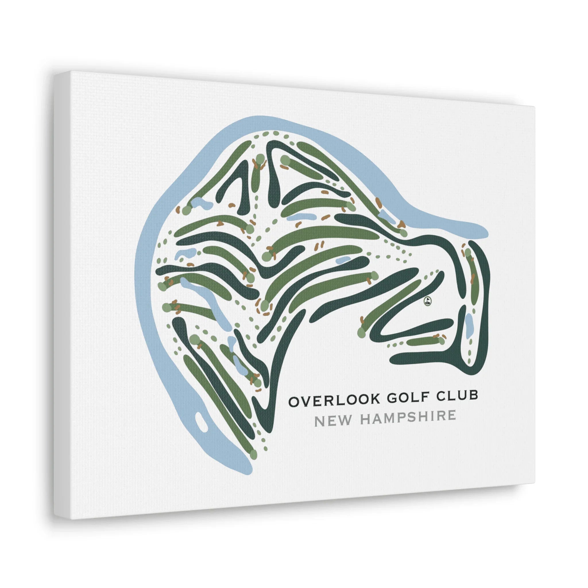 Overlook Golf Club, New Hampshire - Printed Golf Courses