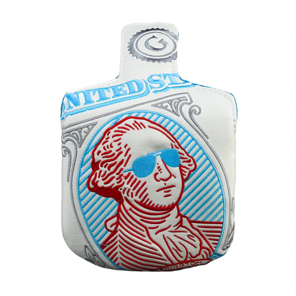 Swag Golf -  Gigantic George White Starter Box Mallet Putter Headcover *opened, no bag*