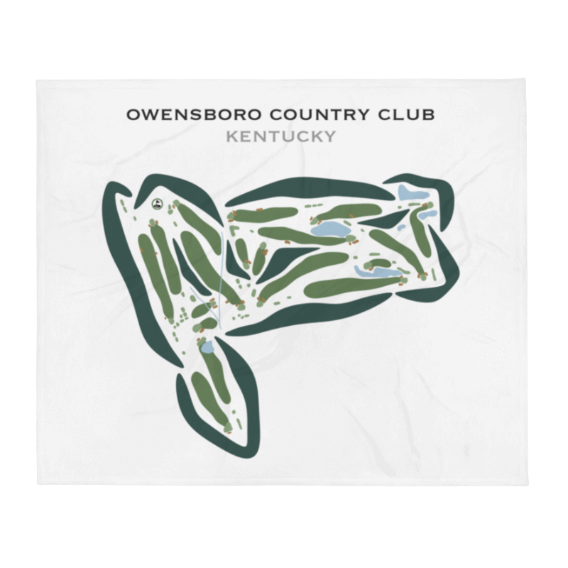 Owensboro Country Club, Kentucky - Printed Golf Courses