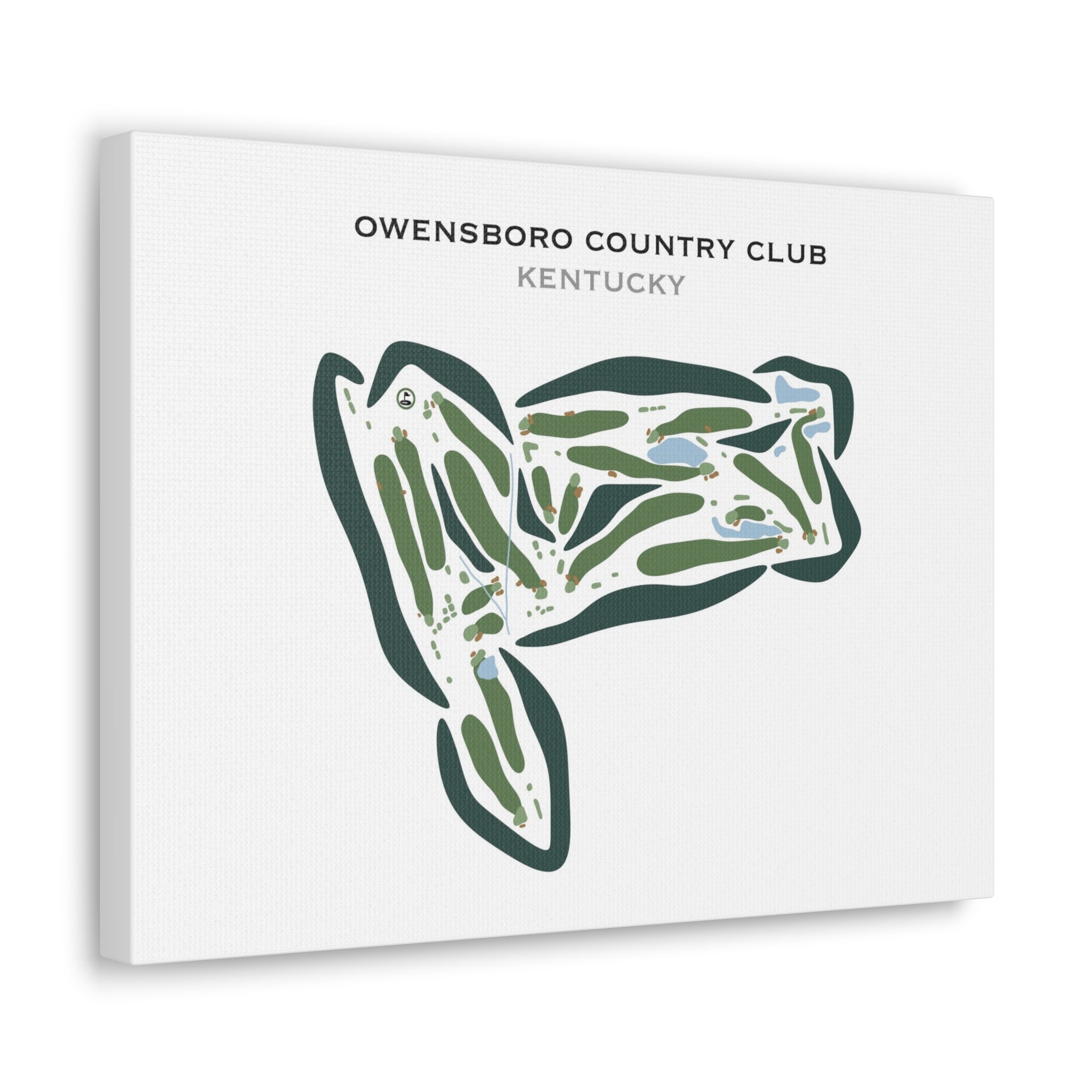 Owensboro Country Club, Kentucky - Printed Golf Courses