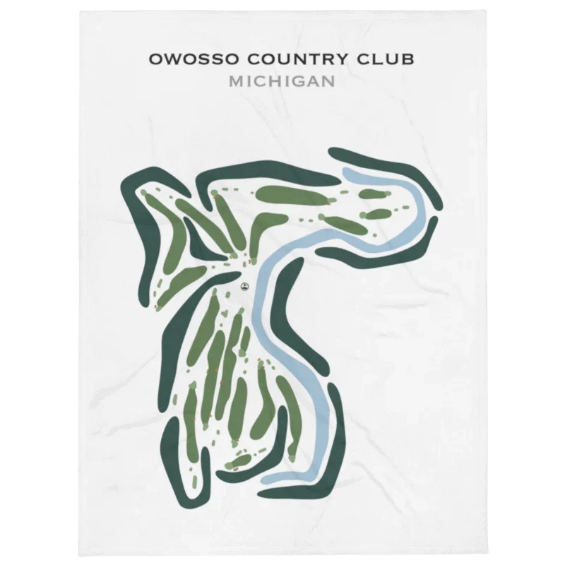 Owosso Country Club, Michigan - Printed Golf Courses