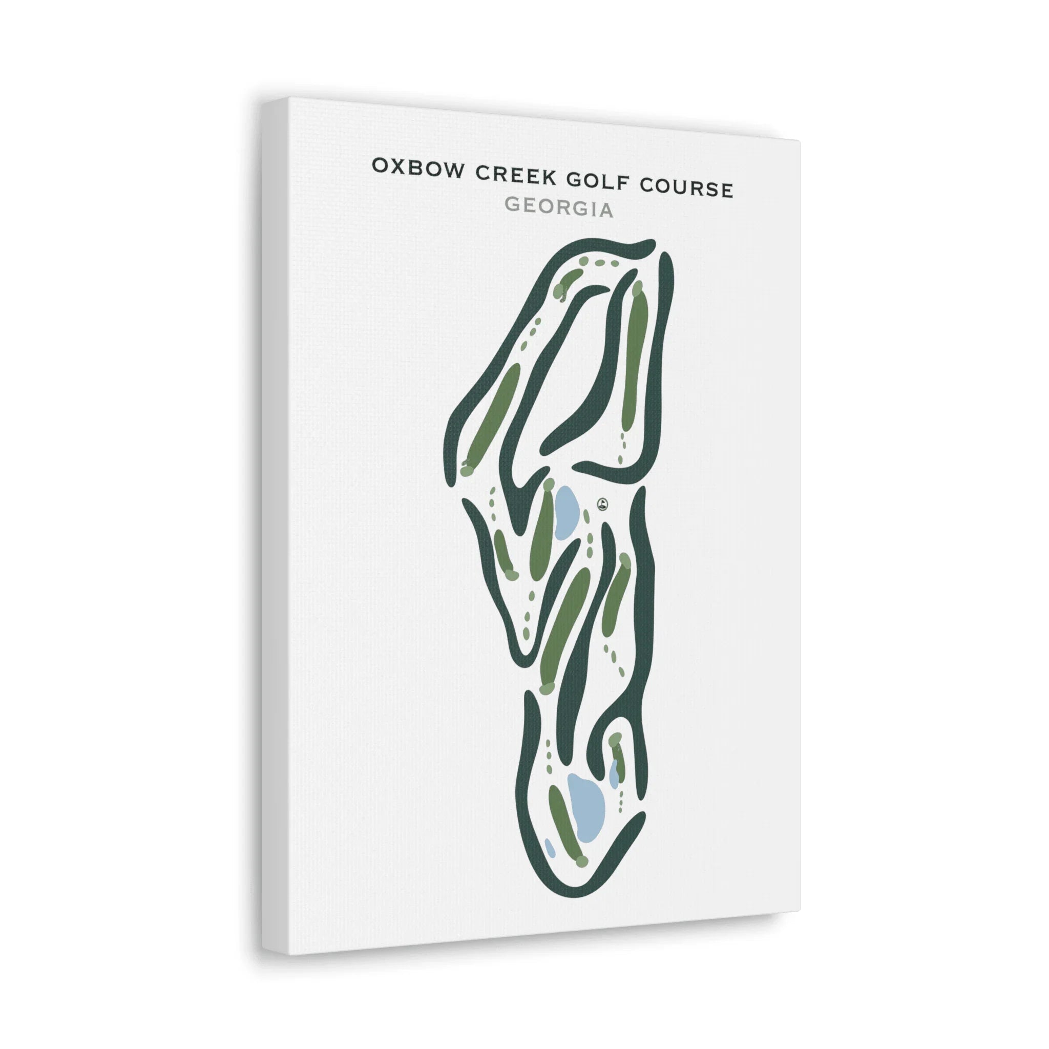 Oxbow Creek Golf Course, Georgia - Printed Golf Courses