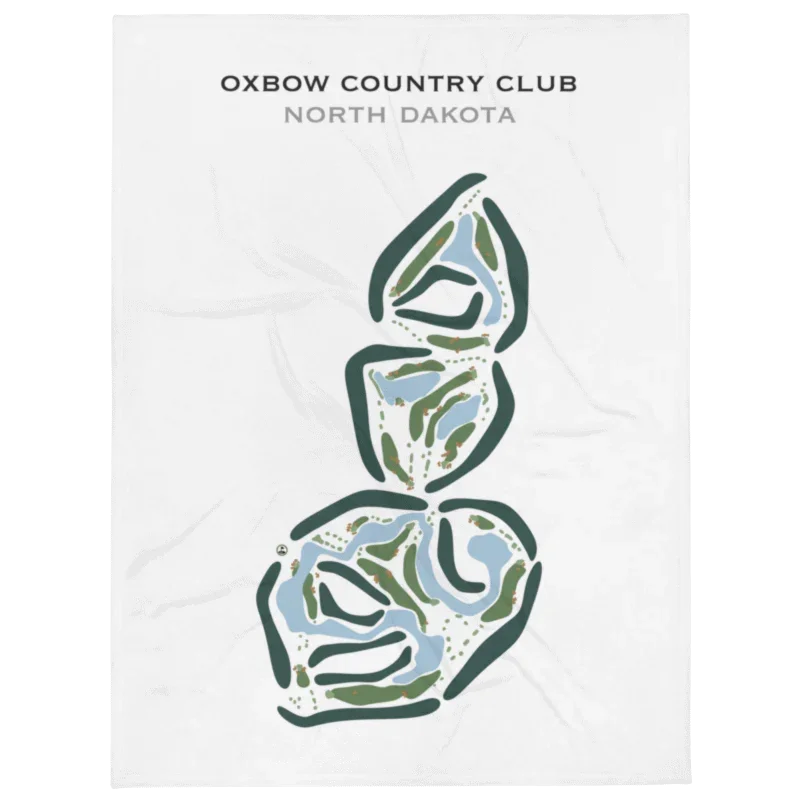 Oxbow Country Club, North Dakota - Printed Golf Courses