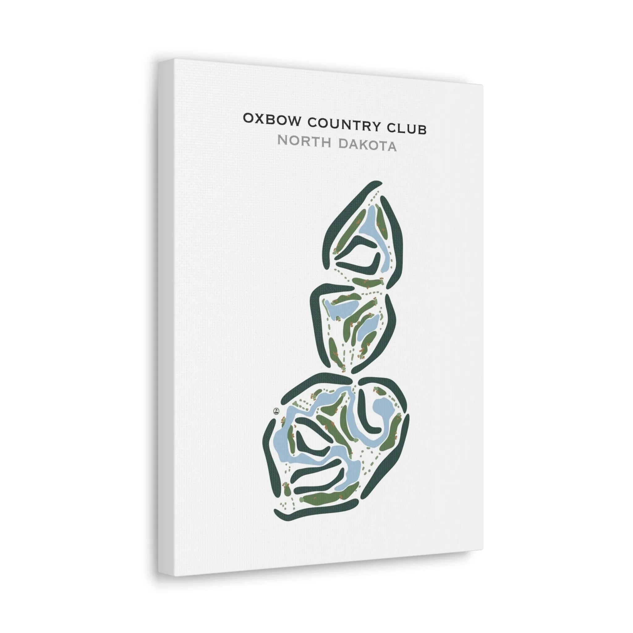 Oxbow Country Club, North Dakota - Printed Golf Courses