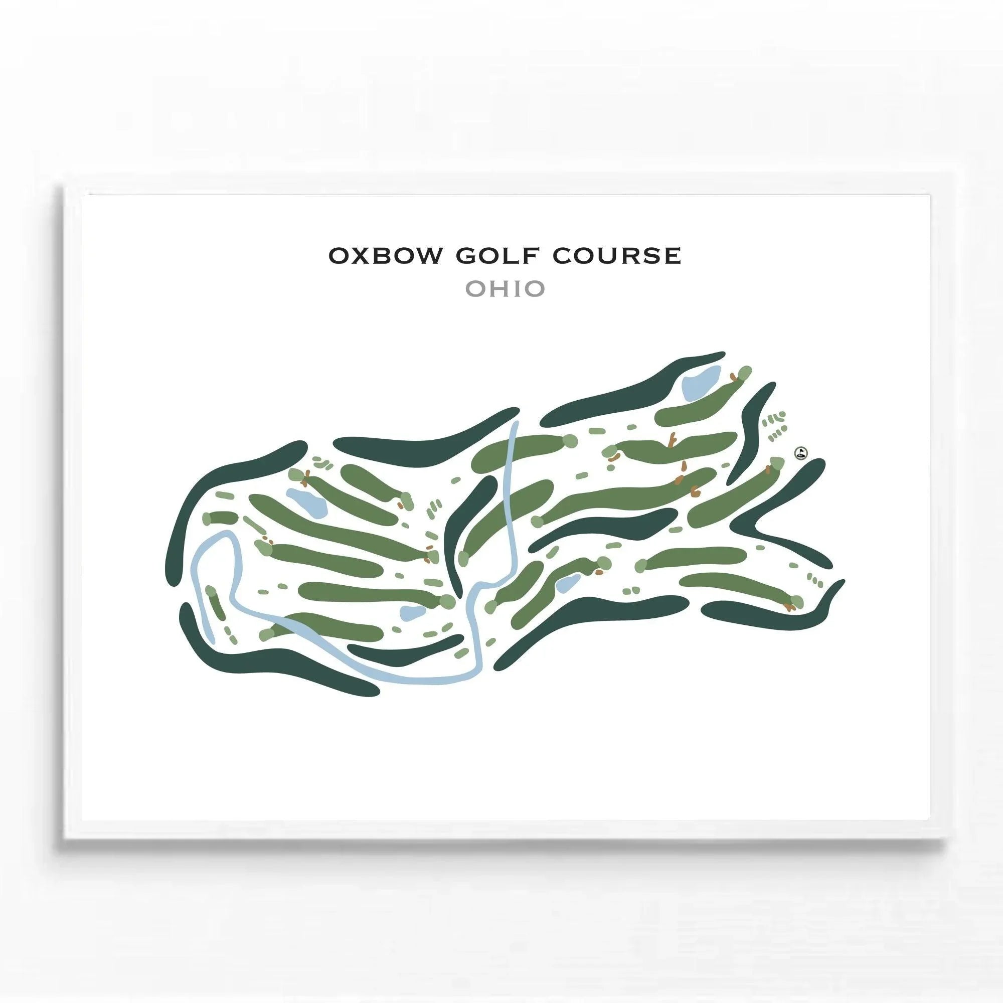 Oxbow Golf Course, Ohio - Printed Golf Course