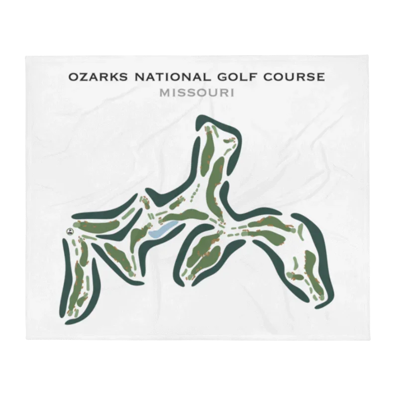 Ozarks National Golf Course, Missouri - Printed Golf Course