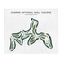 Ozarks National Golf Course, Missouri - Printed Golf Course