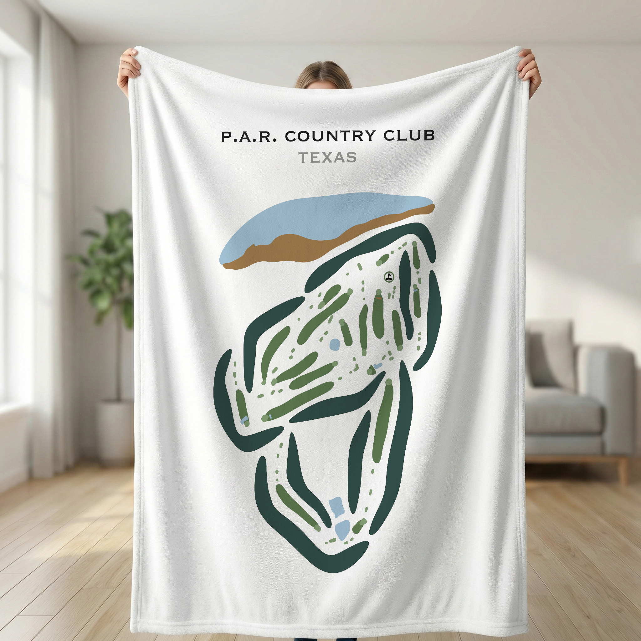 P.A.R. Country Club, Texas - Printed Golf Courses