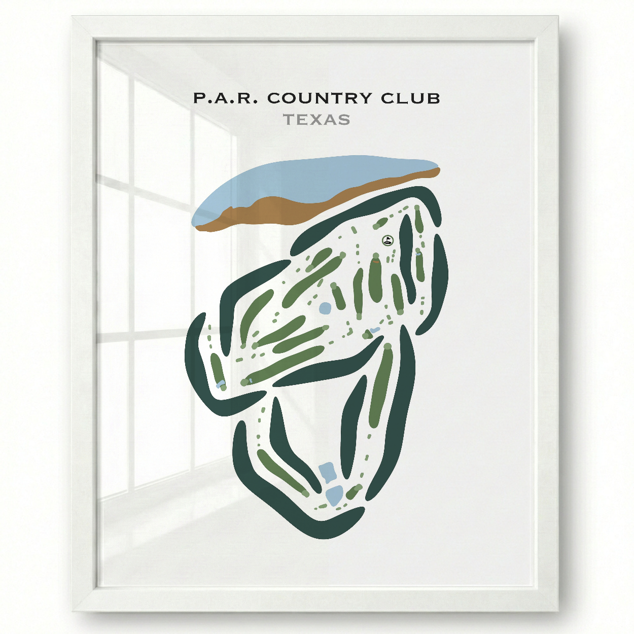 P.A.R. Country Club, Texas - Printed Golf Courses