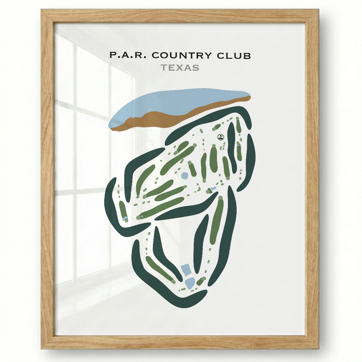 P.A.R. Country Club, Texas - Printed Golf Courses