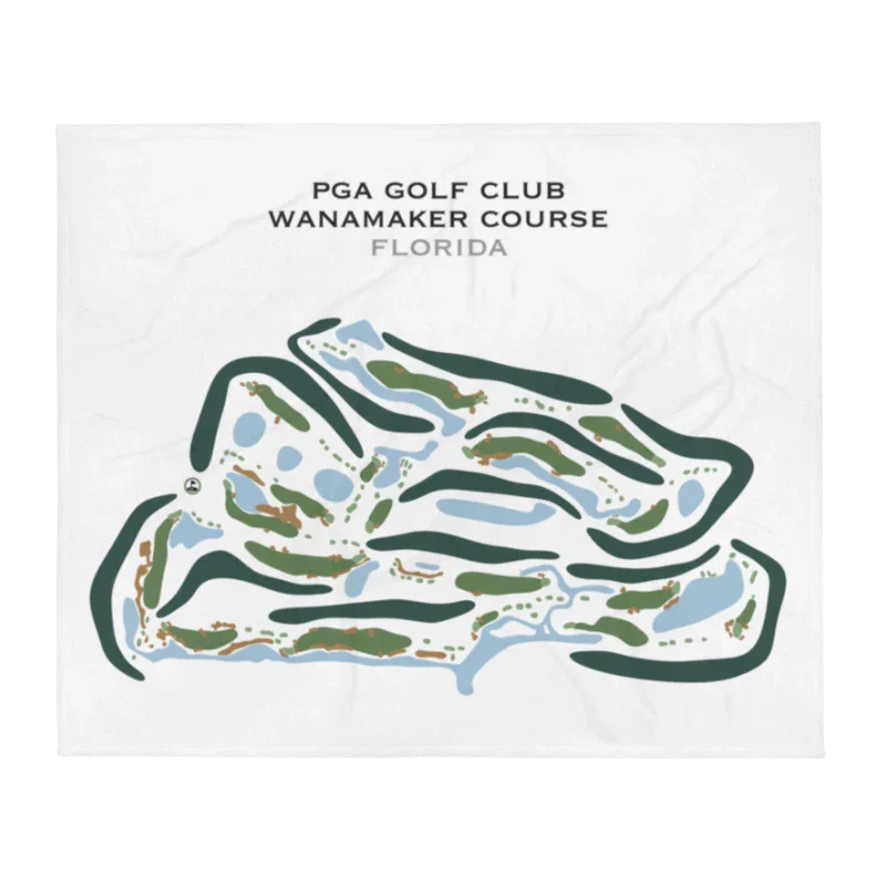 PGA Golf Club - Wanamaker Course, Florida - Printed Golf Courses