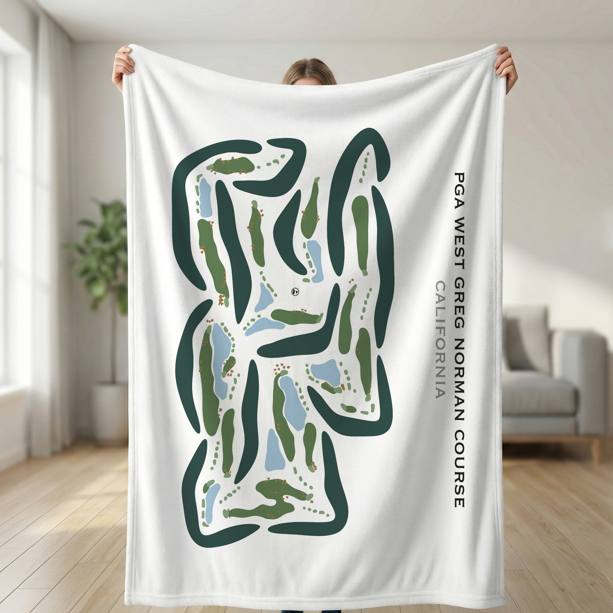 PGA West - Greg Norman, California - Printed Golf Courses