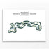 PGA WEST Pete Dye Mountain Course, California - Printed Golf Course
