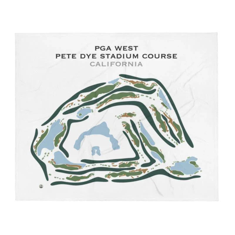 PGA West - Pete Dye Stadium Course, California - Printed Golf Courses