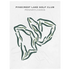 Pinecrest Lake Golf Club, Pennsylvania - Printed Golf Courses