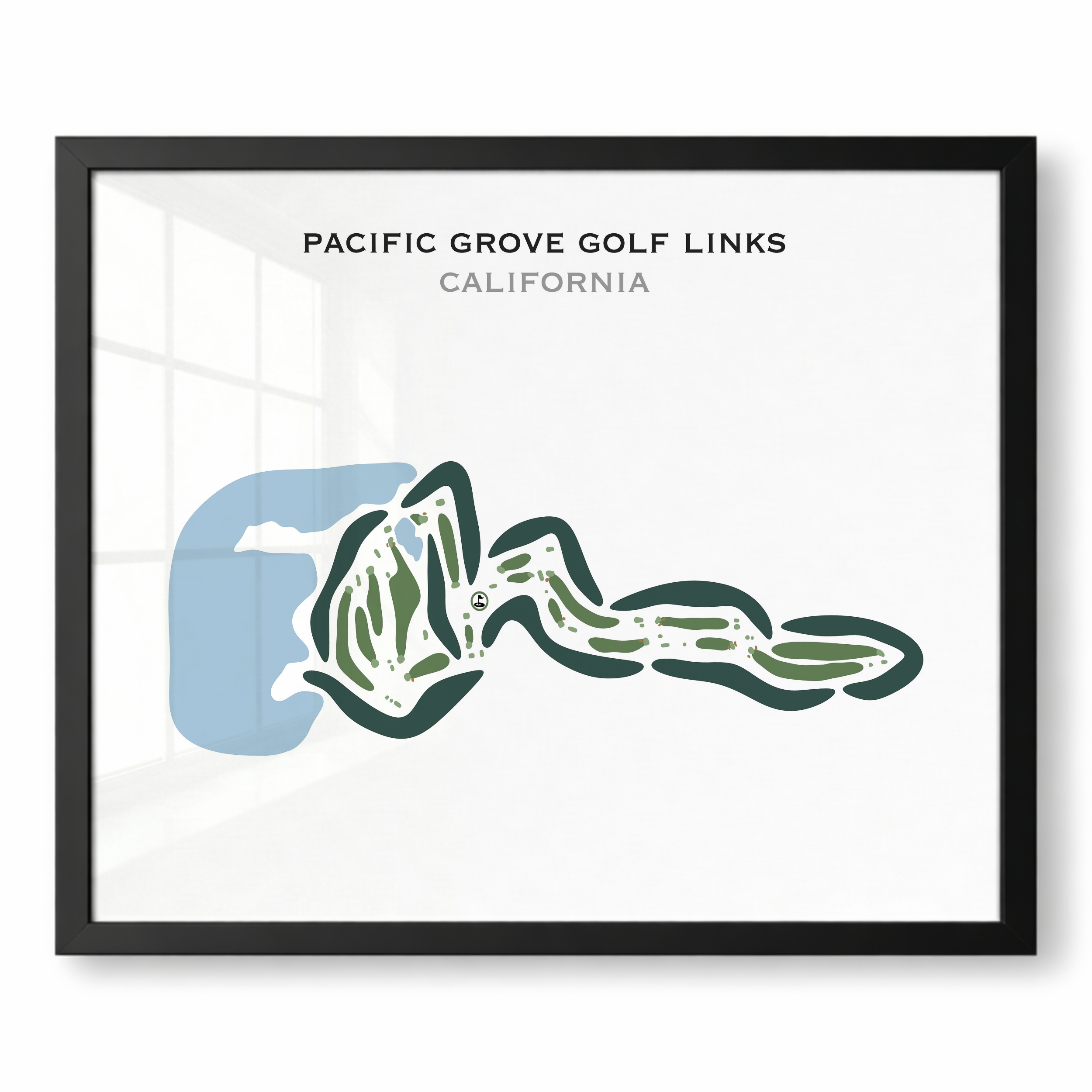 Pacific Grove Golf Links, California - Printed Golf Courses