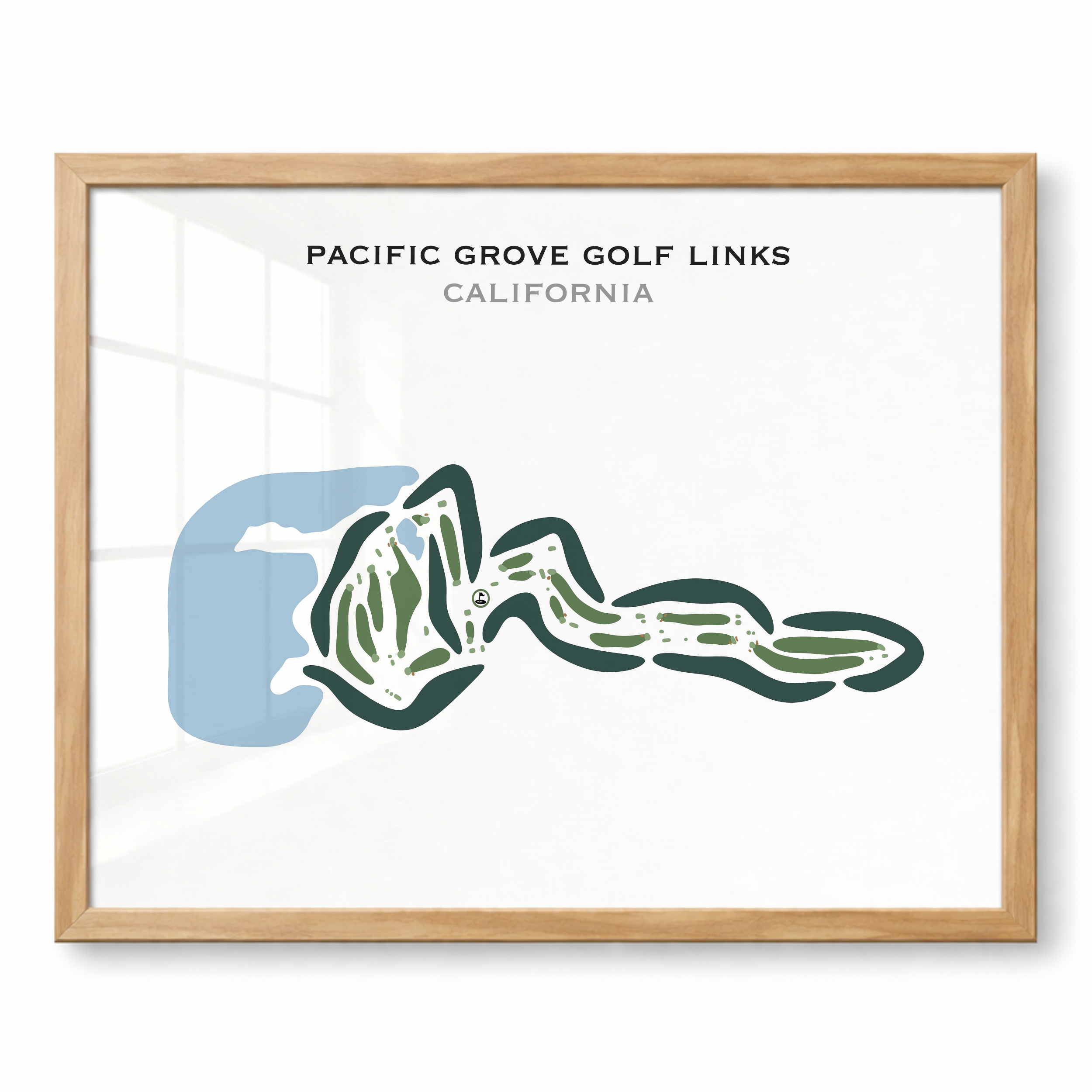 Pacific Grove Golf Links, California - Printed Golf Courses