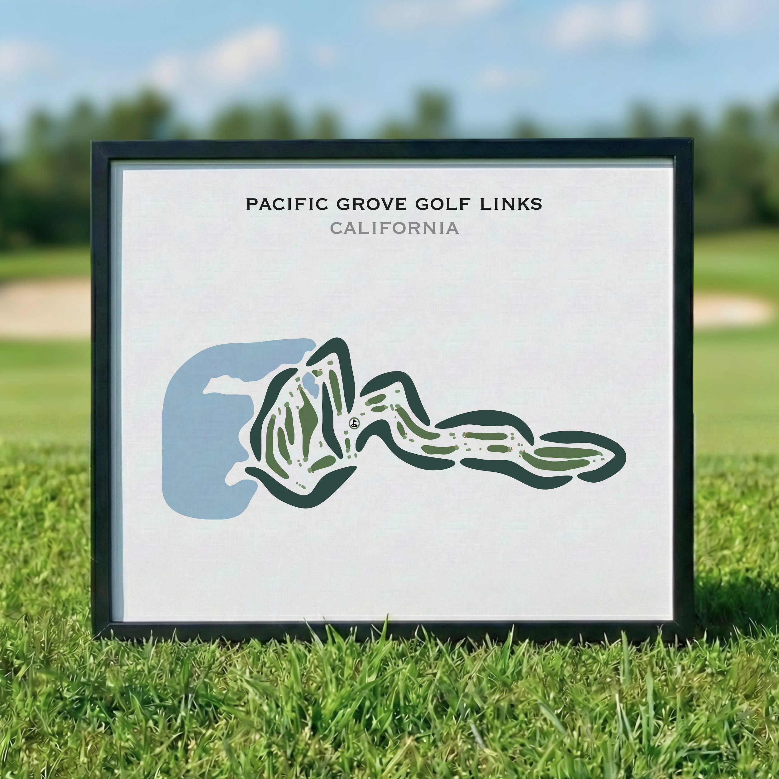 Pacific Grove Golf Links, California - Printed Golf Courses
